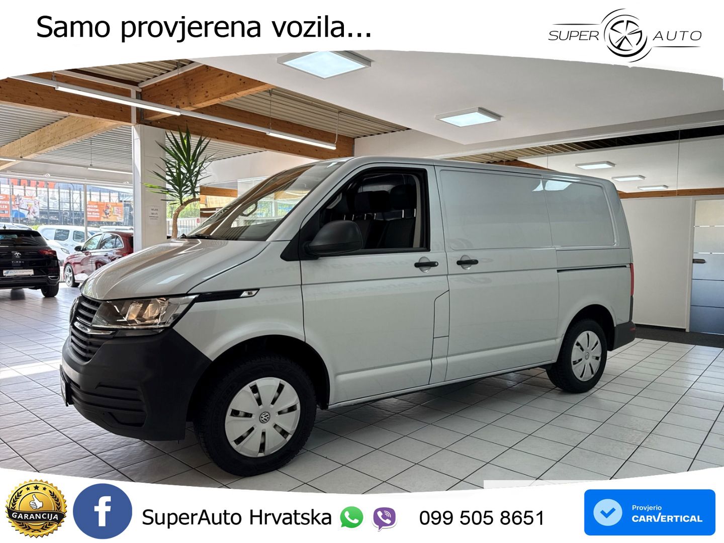 Volkswagen T6.1 Transporter Kasten AHK DAB 2x Schiebetür 15 150 KS