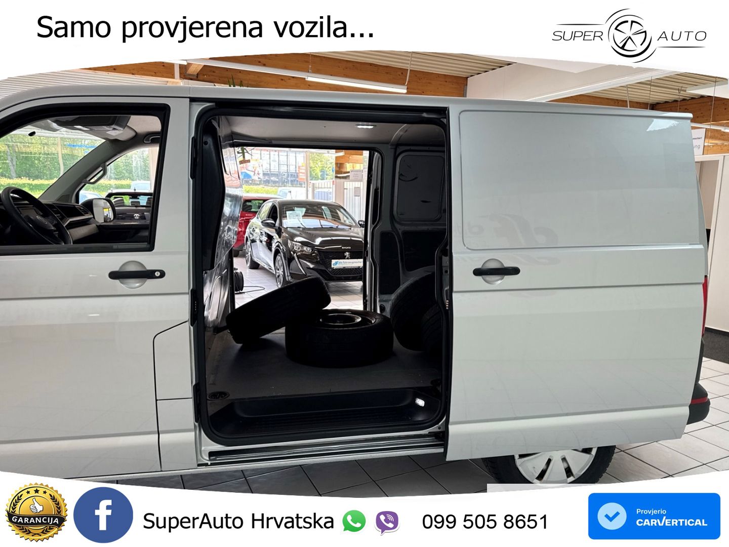 Volkswagen T6.1 Transporter Kasten AHK DAB 2x Schiebetür 15 150 KS