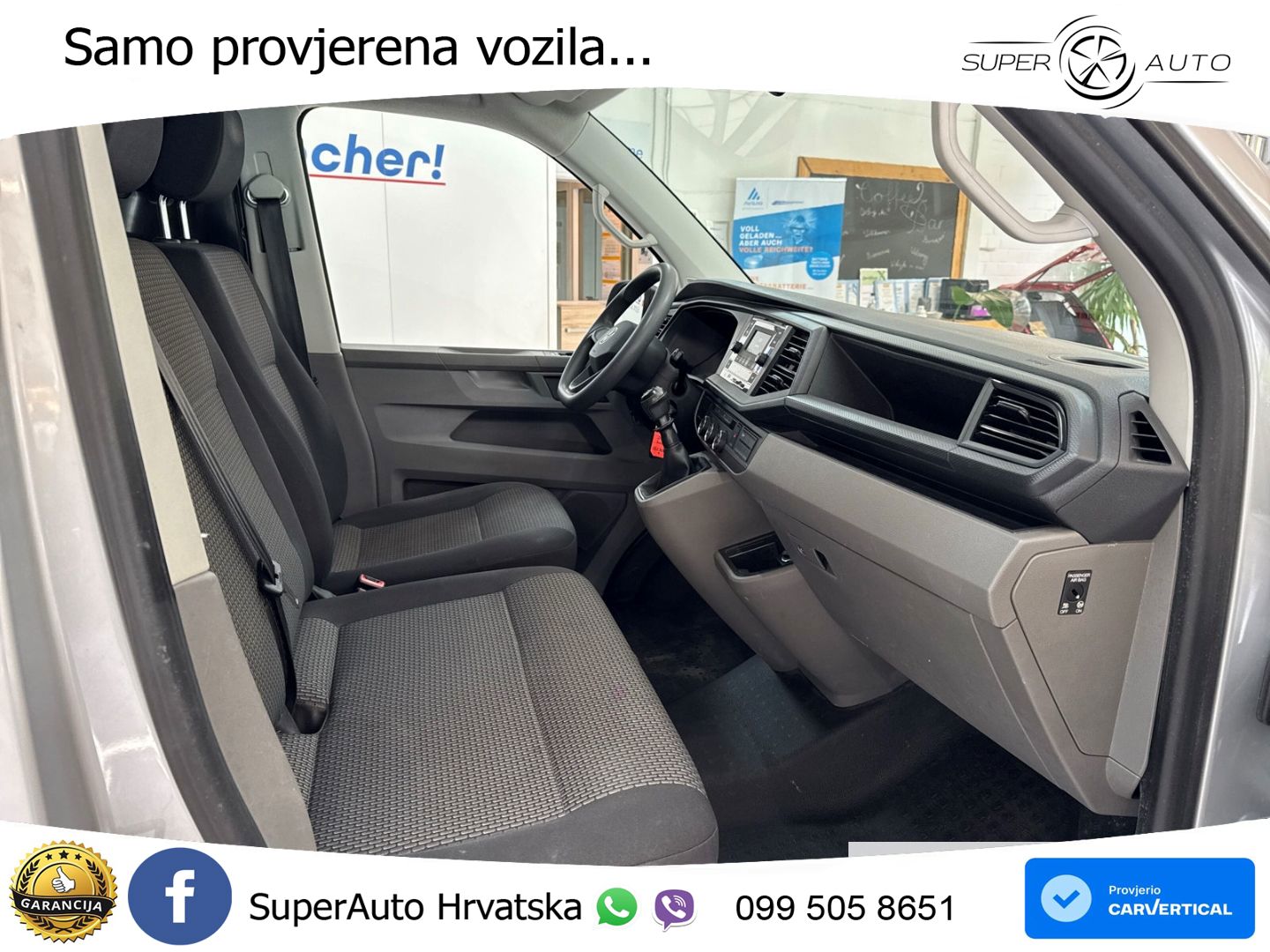 Volkswagen T6.1 Transporter Kasten AHK DAB 2x Schiebetür 15 150 KS