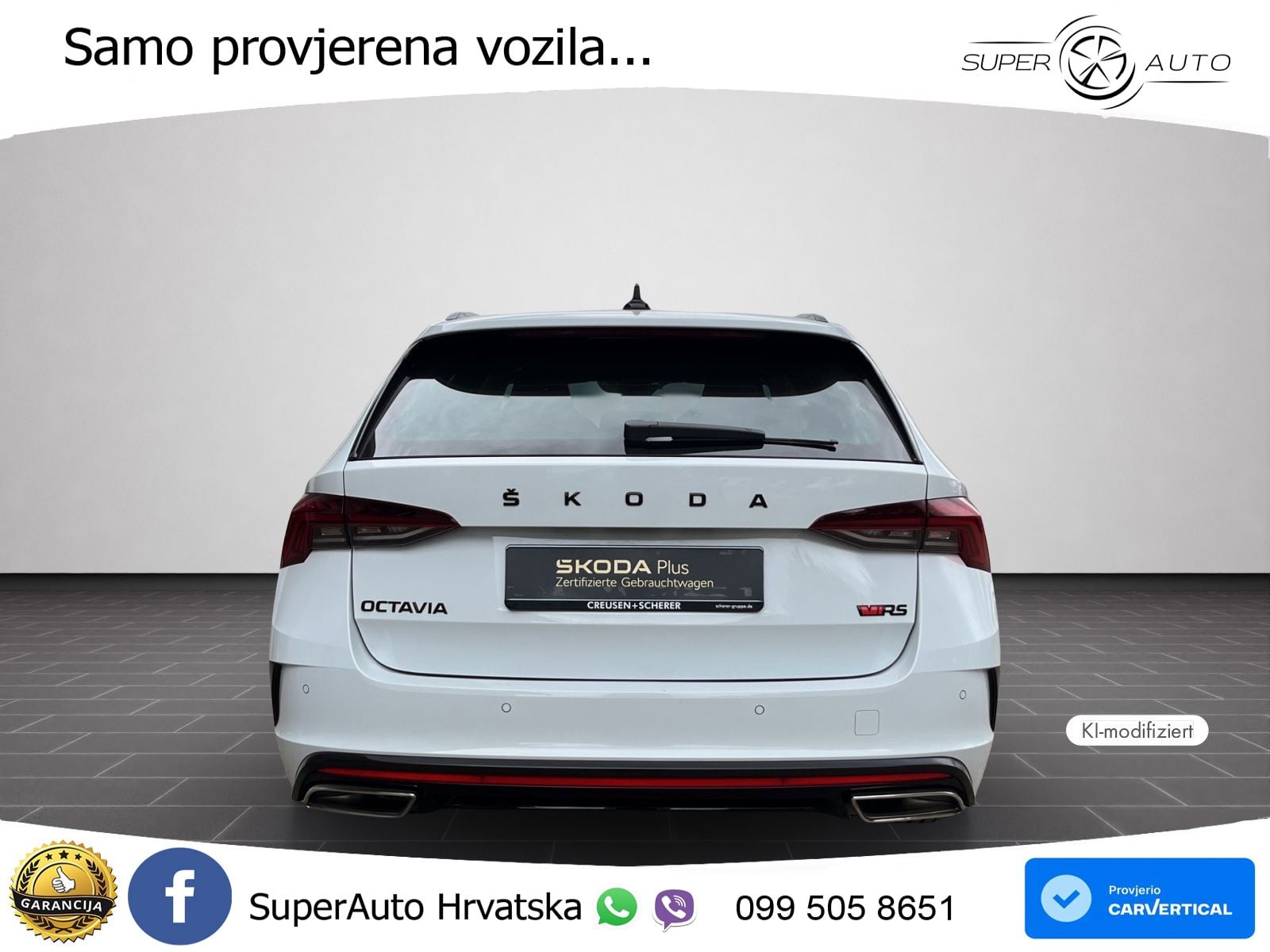 Škoda Octavia Combi RS 2.0 TDI (200 KS) DSG