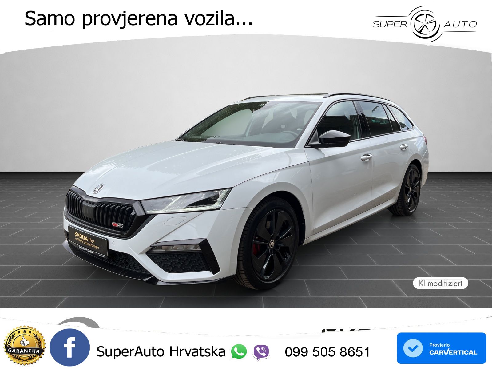 Škoda Octavia Combi RS 2.0 TDI (200 KS) DSG