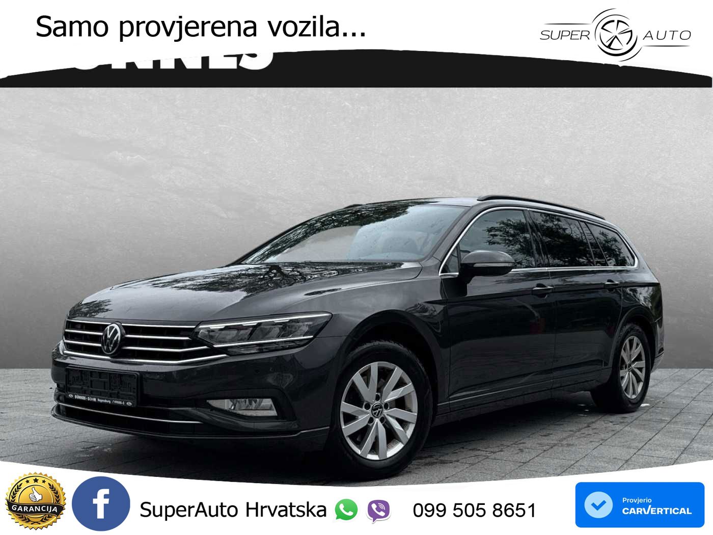 Volkswagen Passat Variant 2.0 TDI (150 KS) DSG Business LED+GR SJED+ACC