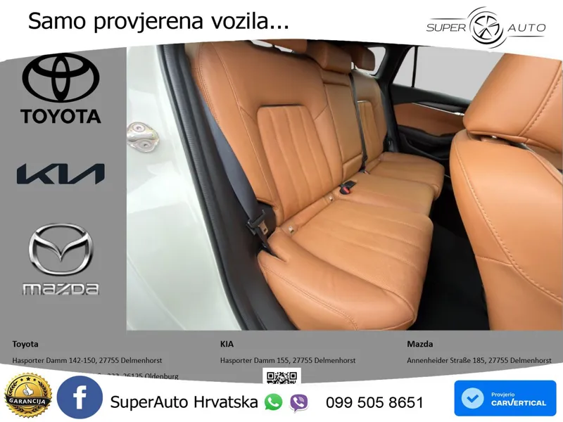 Mazda 6 Sport Combi 2.5 SKYACTIV-G (194 KS) SKYACTIV-Drive LED+GR SJED+ACC