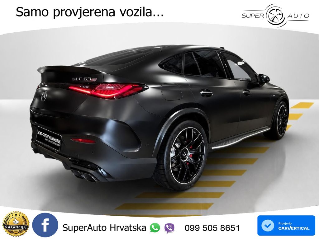 Mercedes GLC Coupe AMG 63 S E PERFORMANCE (680 KS) 4MATIC AMG SPEEDSHIFT MCT 9G ACC+HEAD+GR SJED+360+PANO