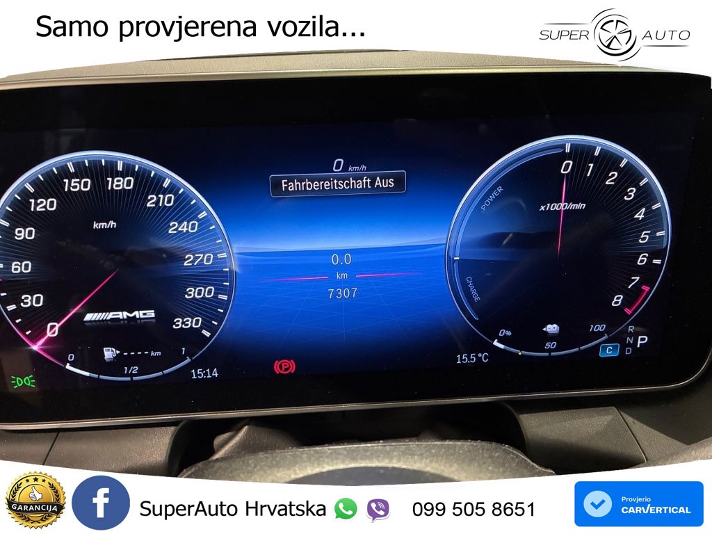 Mercedes GLC Coupe AMG 63 S E PERFORMANCE (680 KS) 4MATIC AMG SPEEDSHIFT MCT 9G ACC+HEAD+GR SJED+360+PANO