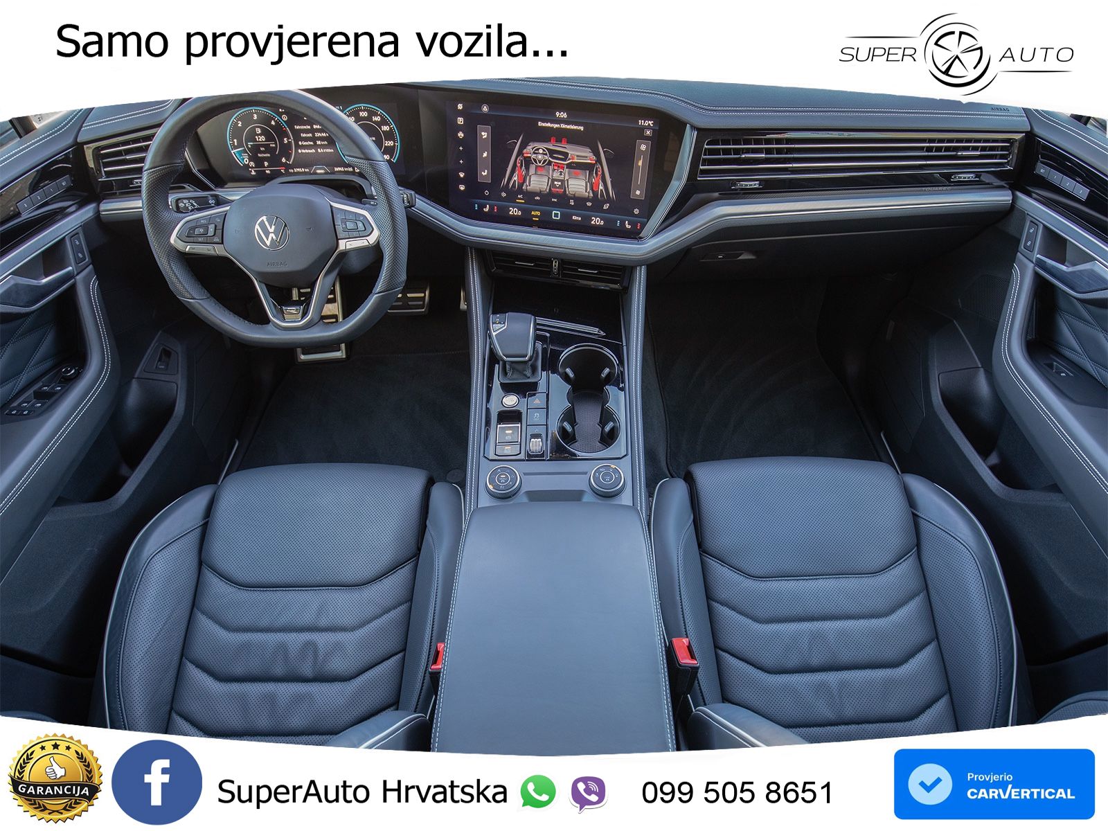Volkswagen Touareg 3.0 V6 TDI (286 KS) 4MOTION Tiptronic ZRAČNI+ACC+GR SJED+KAM+PANO