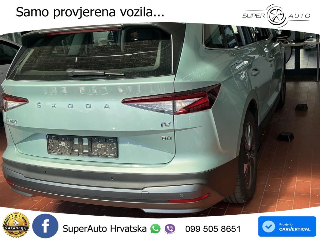 Škoda Enyaq iV 80 82 kWh (204 KS) LED+GR SJED+ACC
