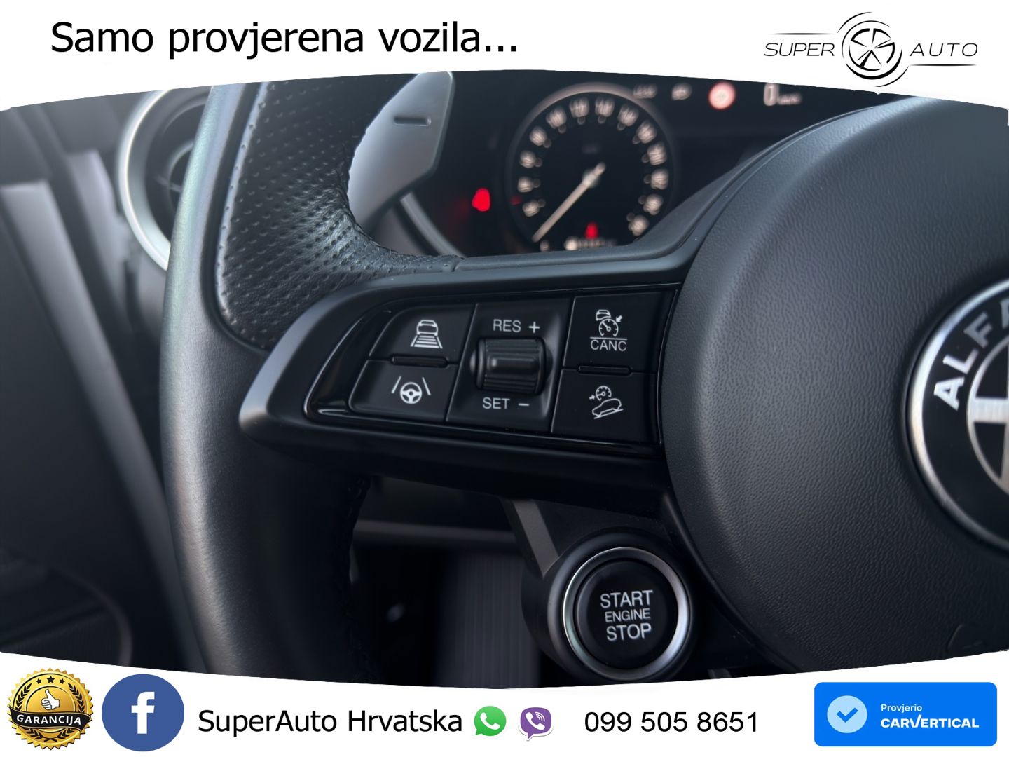 Alfa Romeo Stelvio 2.0 Turbo (280 KS) Q4 Automatic LED+GR SJED+ACC