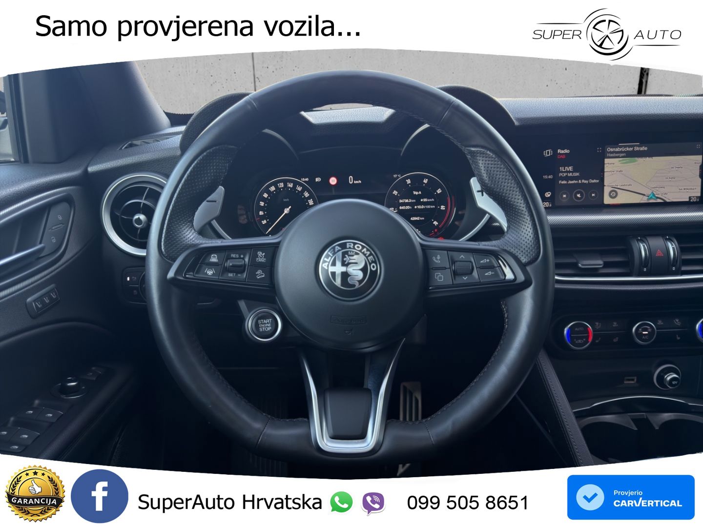 Alfa Romeo Stelvio 2.0 Turbo (280 KS) Q4 Automatic LED+GR SJED+ACC