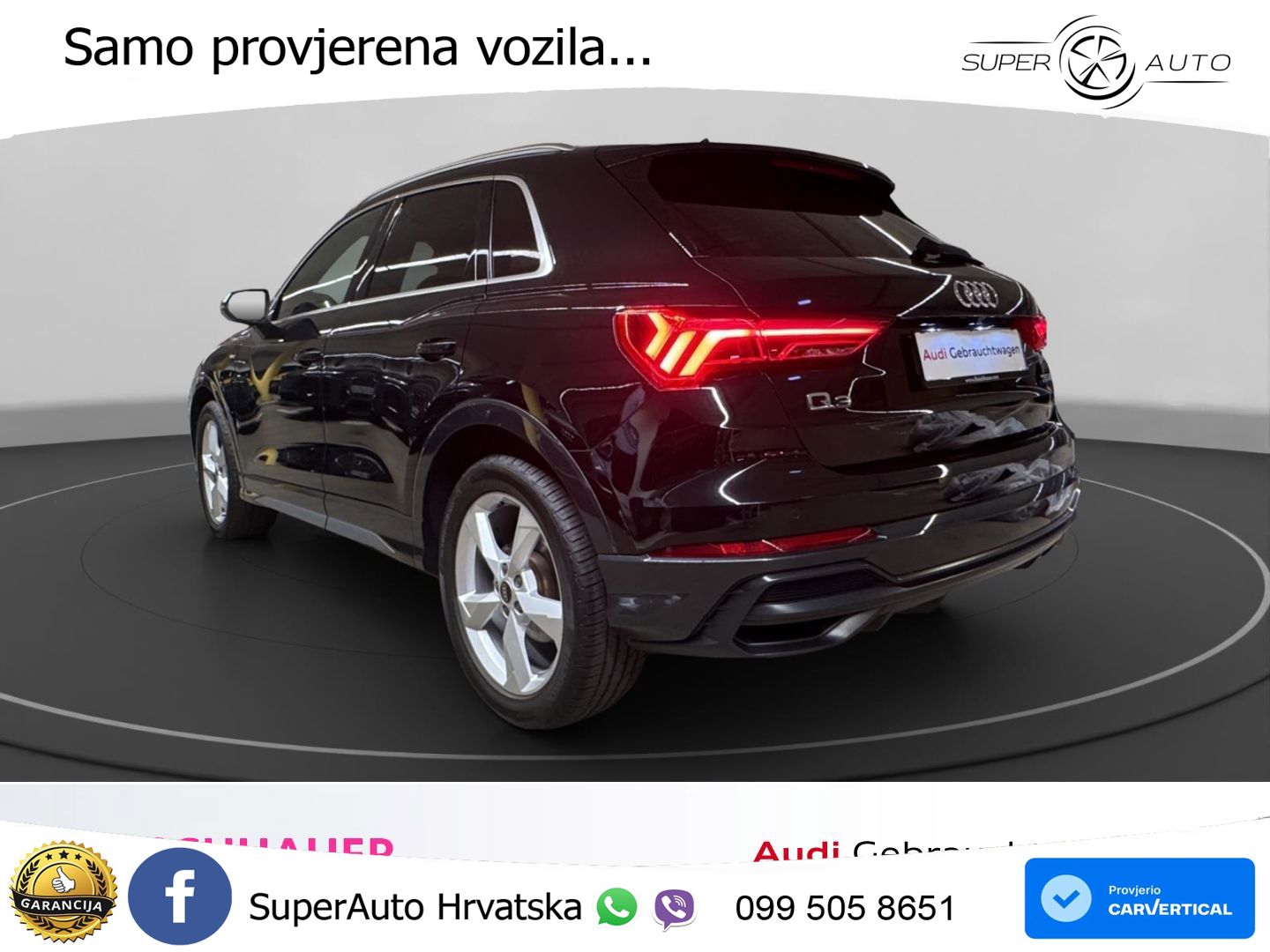 Audi Q3 35 TFSI (150 KS) S line LED+GR SJED+ACC