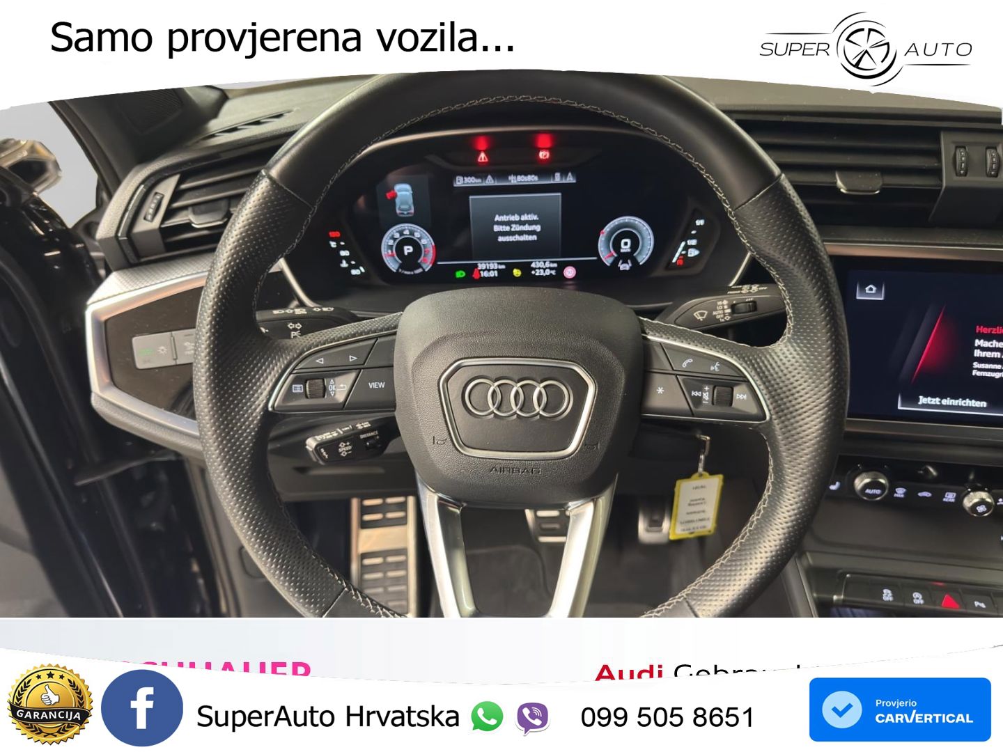 Audi Q3 35 TFSI (150 KS) S line LED+GR SJED+ACC