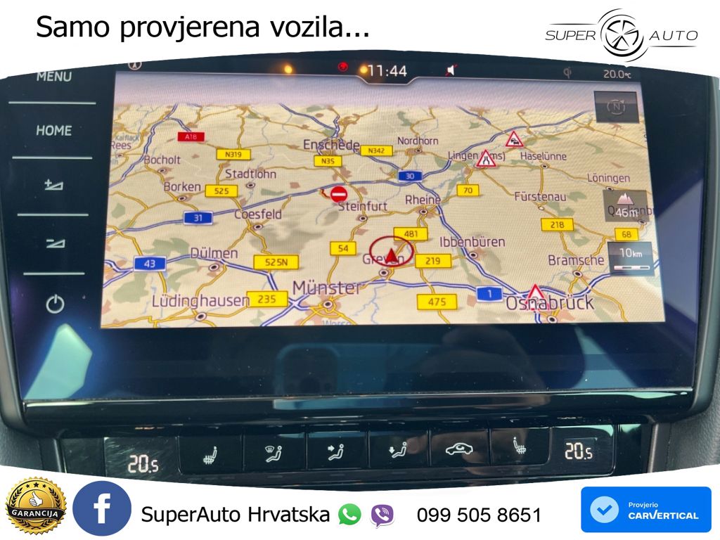 Škoda Octavia Combi 2.0 TDI (150 KS) DSG LED+GR SJED+ACC