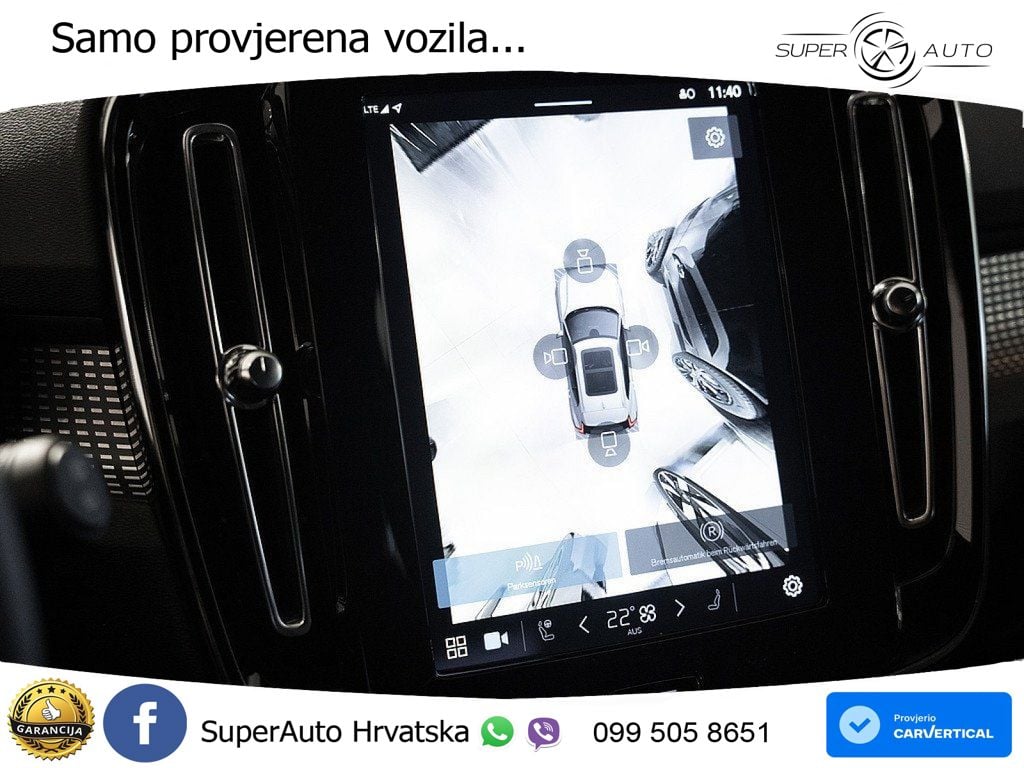 Volvo XC40 2.0 B3 163 KS Automatic ACC+GR SJED+360+PANO