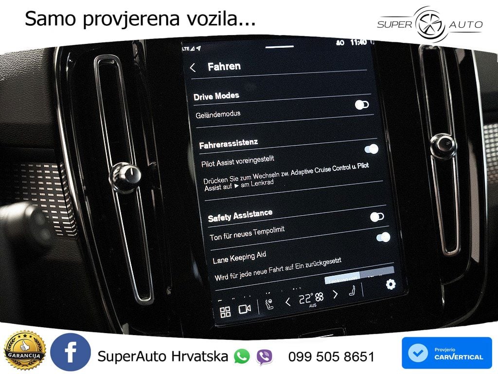 Volvo XC40 2.0 B3 163 KS Automatic ACC+GR SJED+360+PANO