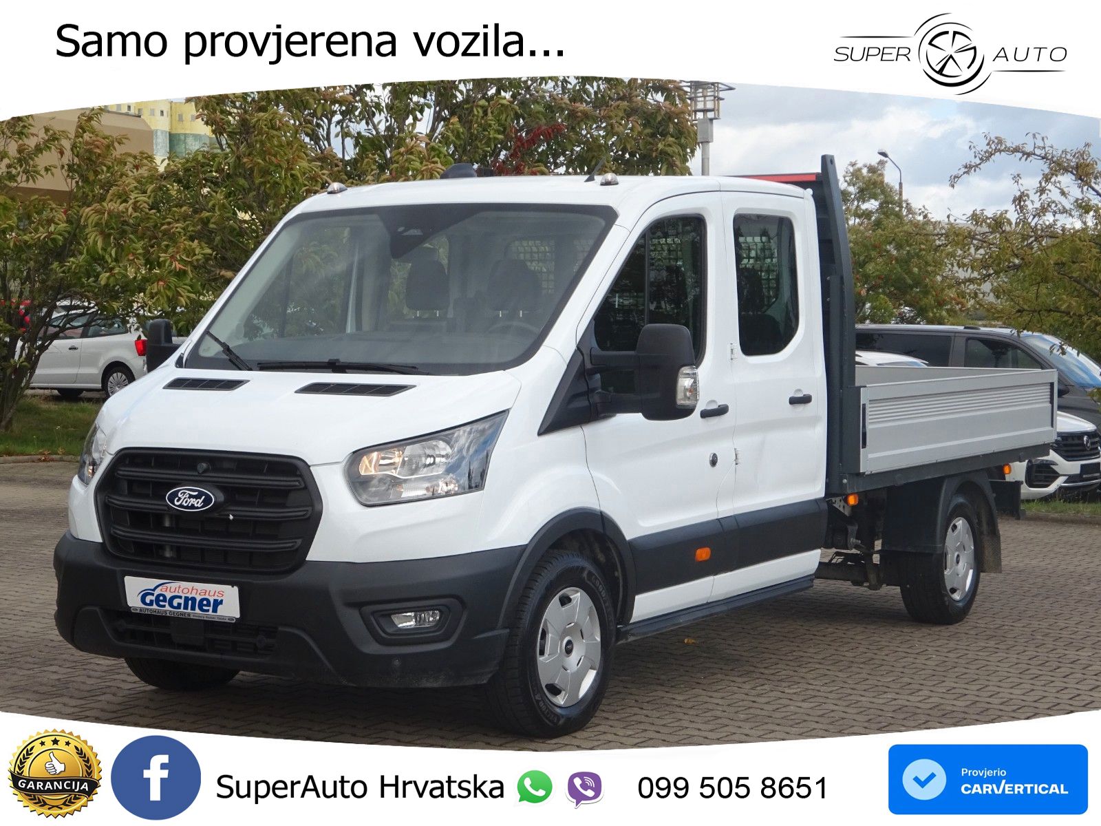 Ford Transit Doka Pritsche 350 L3 Trend 130PS AHK 131 KS