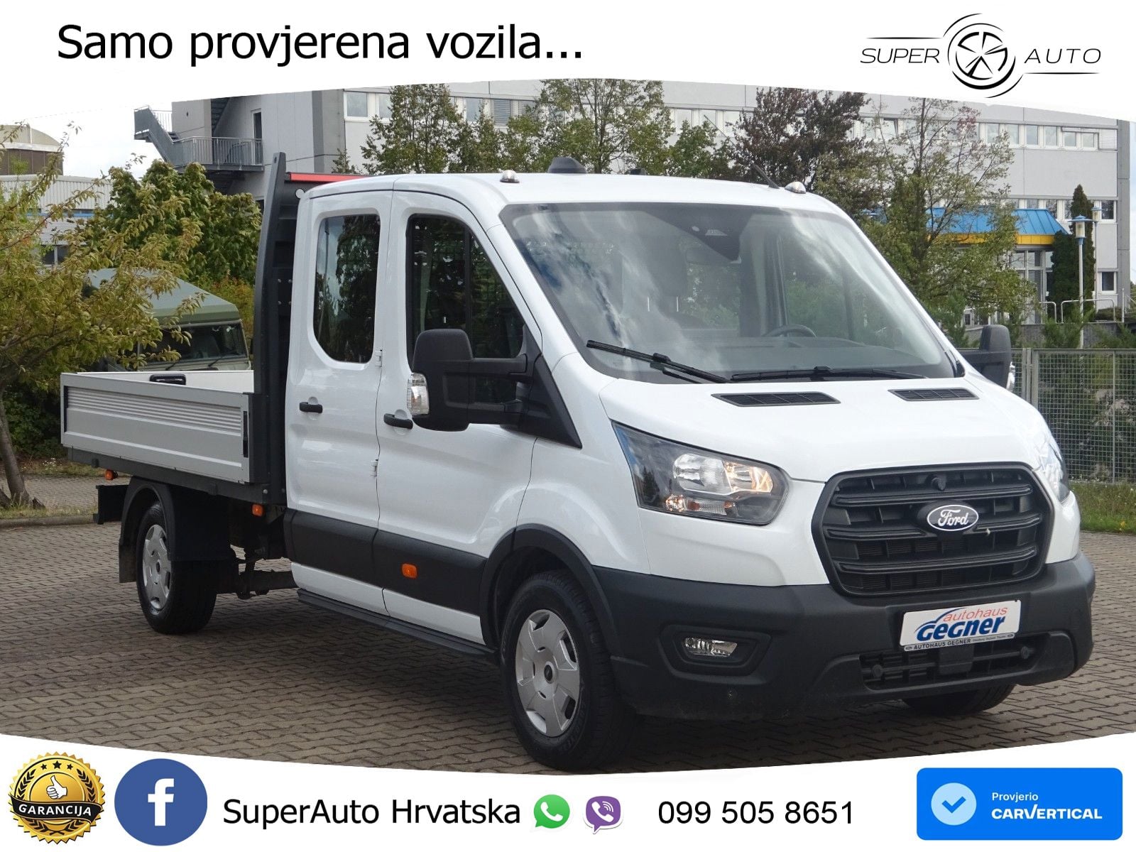 Ford Transit Doka Pritsche 350 L3 Trend 130PS AHK 131 KS