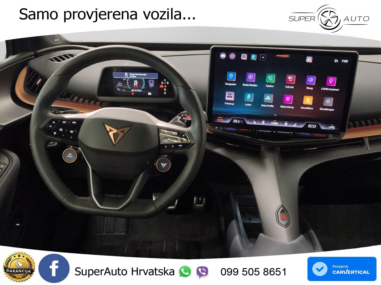 Cupra Tavascan 82 kWh (286 KS) LED+GR SJED+ACC