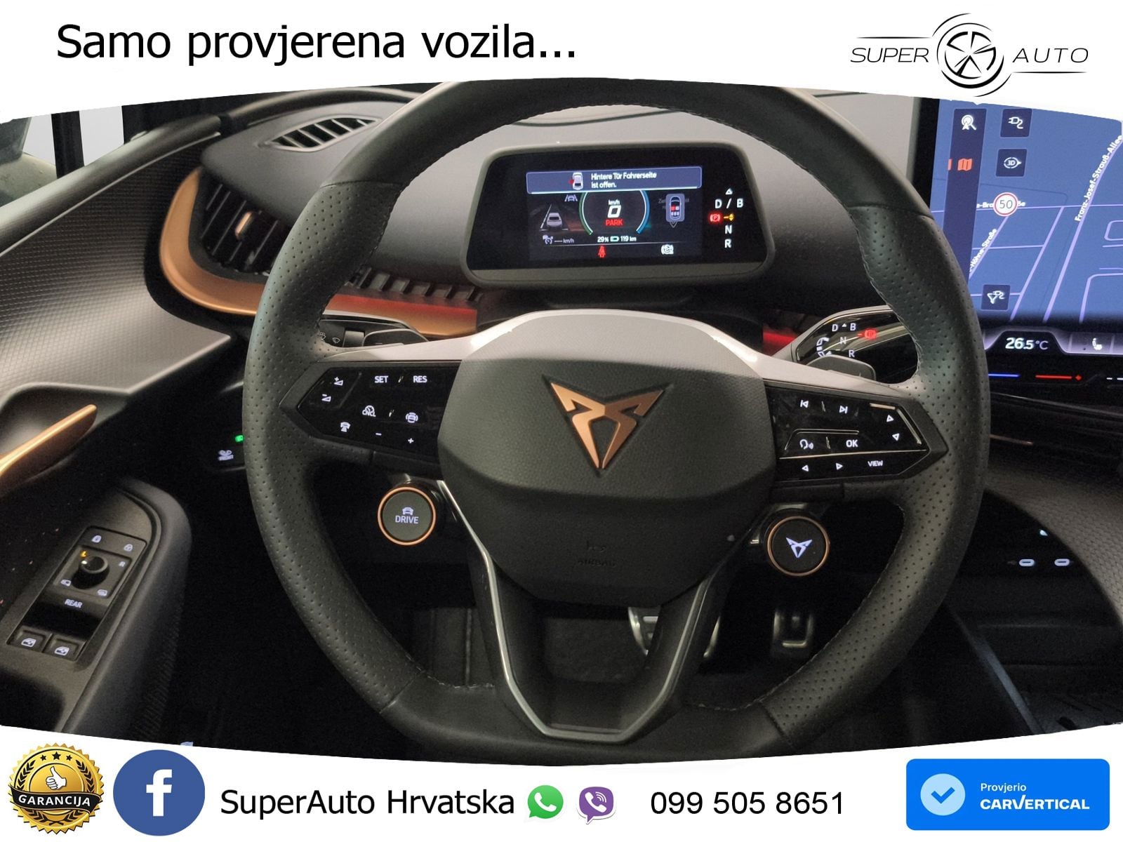 Cupra Tavascan 82 kWh (286 KS) LED+GR SJED+ACC