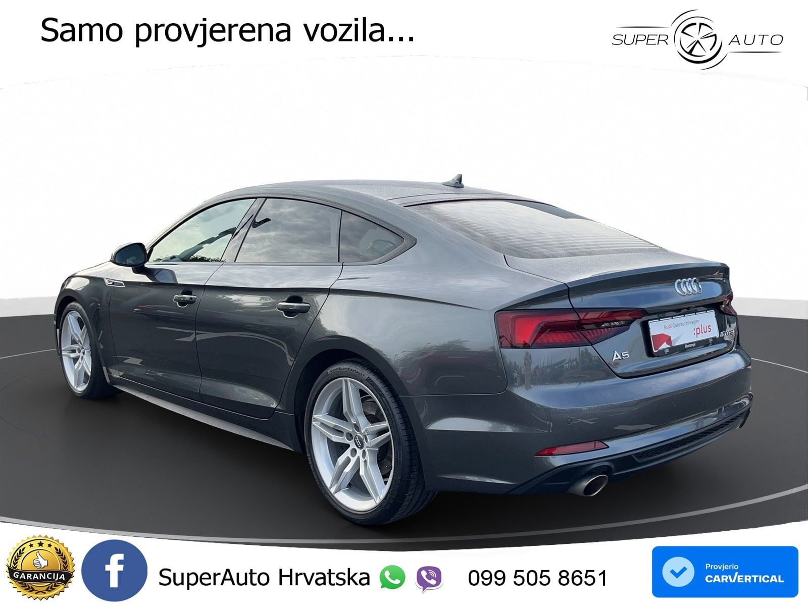 Audi A5 Sportback 40 TFSI (190 KS) S tronic S line LED+GR SJED+ACC