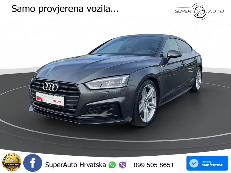 Audi A5 Sportback 40 TFSI (190 KS) S tronic S line LED+GR SJED+ACC