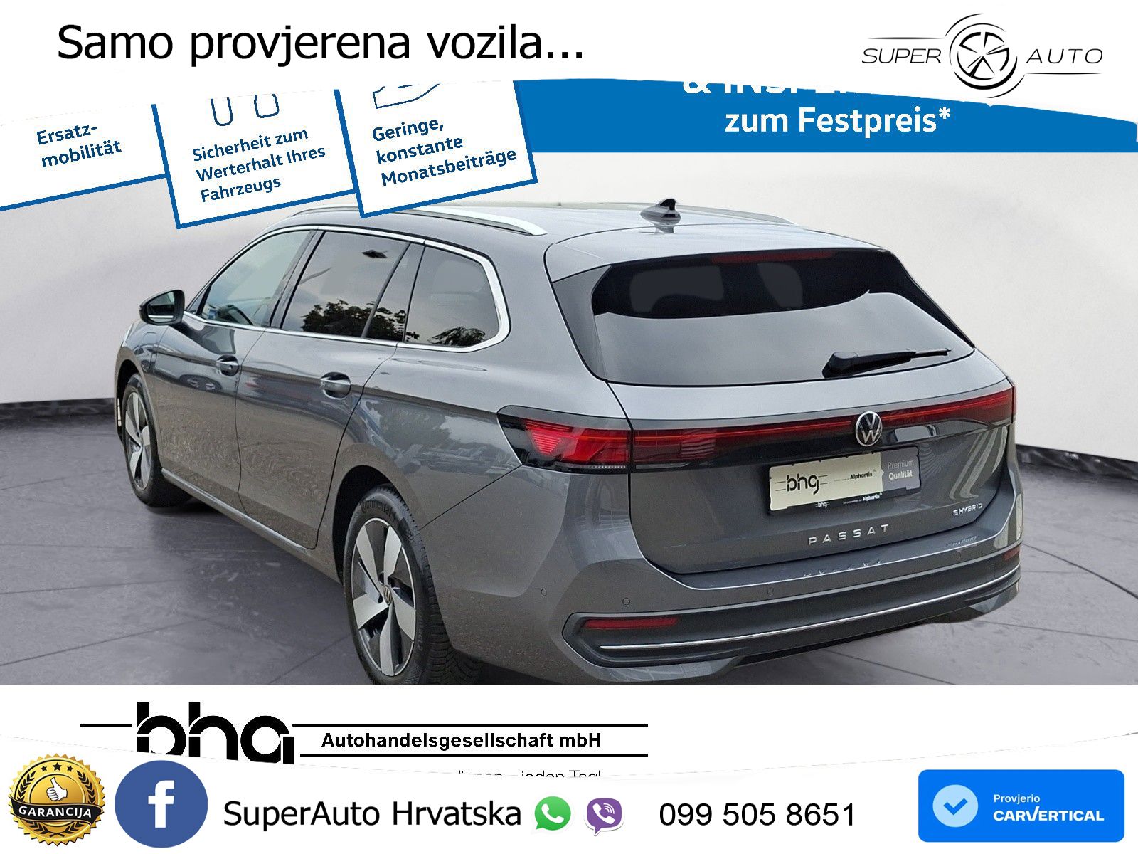 Volkswagen Passat Variant 1.5 TSI (204 KS) eHybrid DSG Business LED+GR SJED+ACC