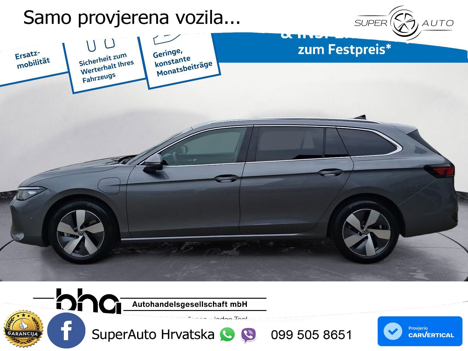 Volkswagen Passat Variant 1.5 TSI (204 KS) eHybrid DSG Business LED+GR SJED+ACC