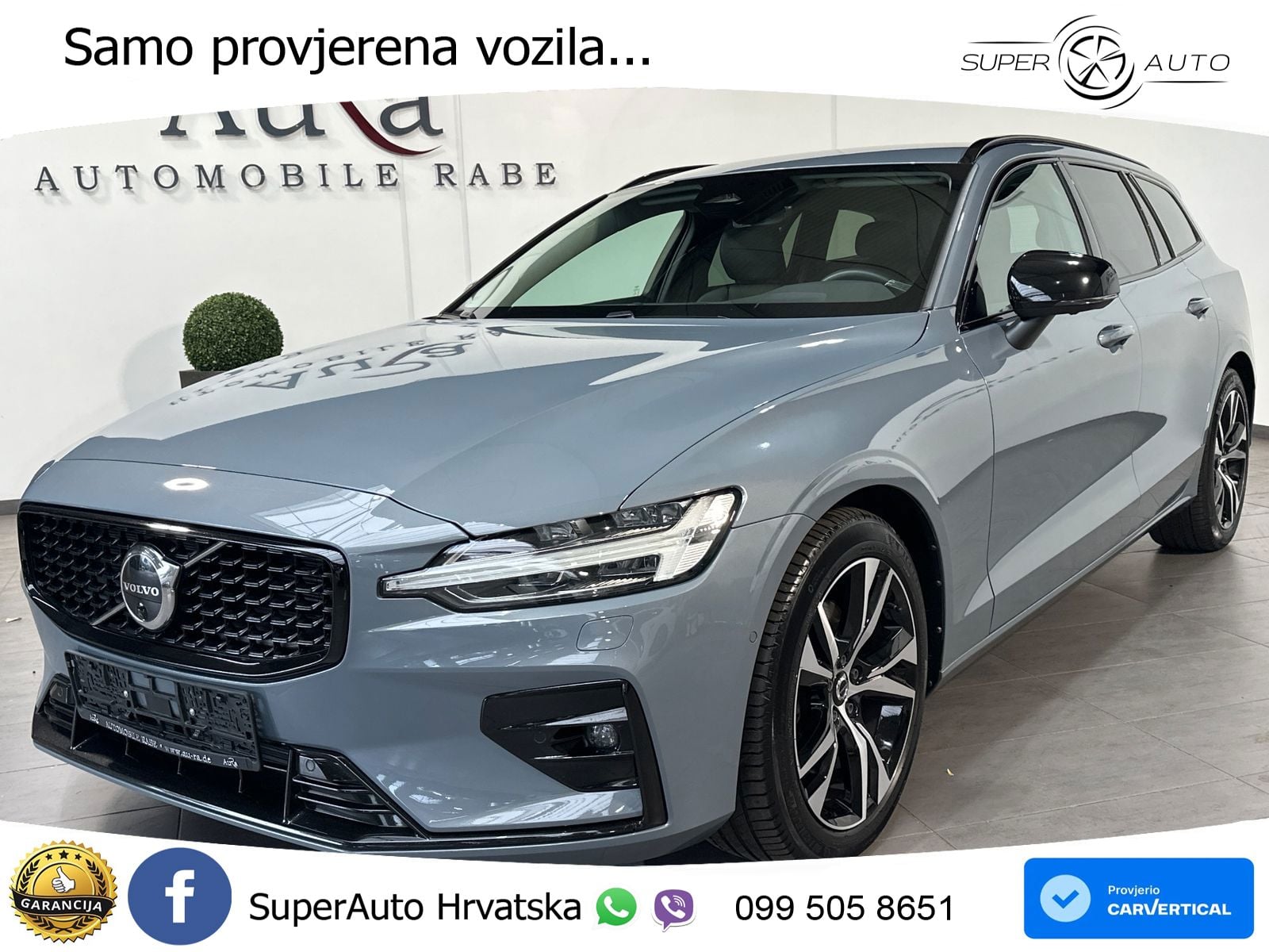 Volvo V60 2.0 B4 Benzin Automatic LED+GR SJED+ACC