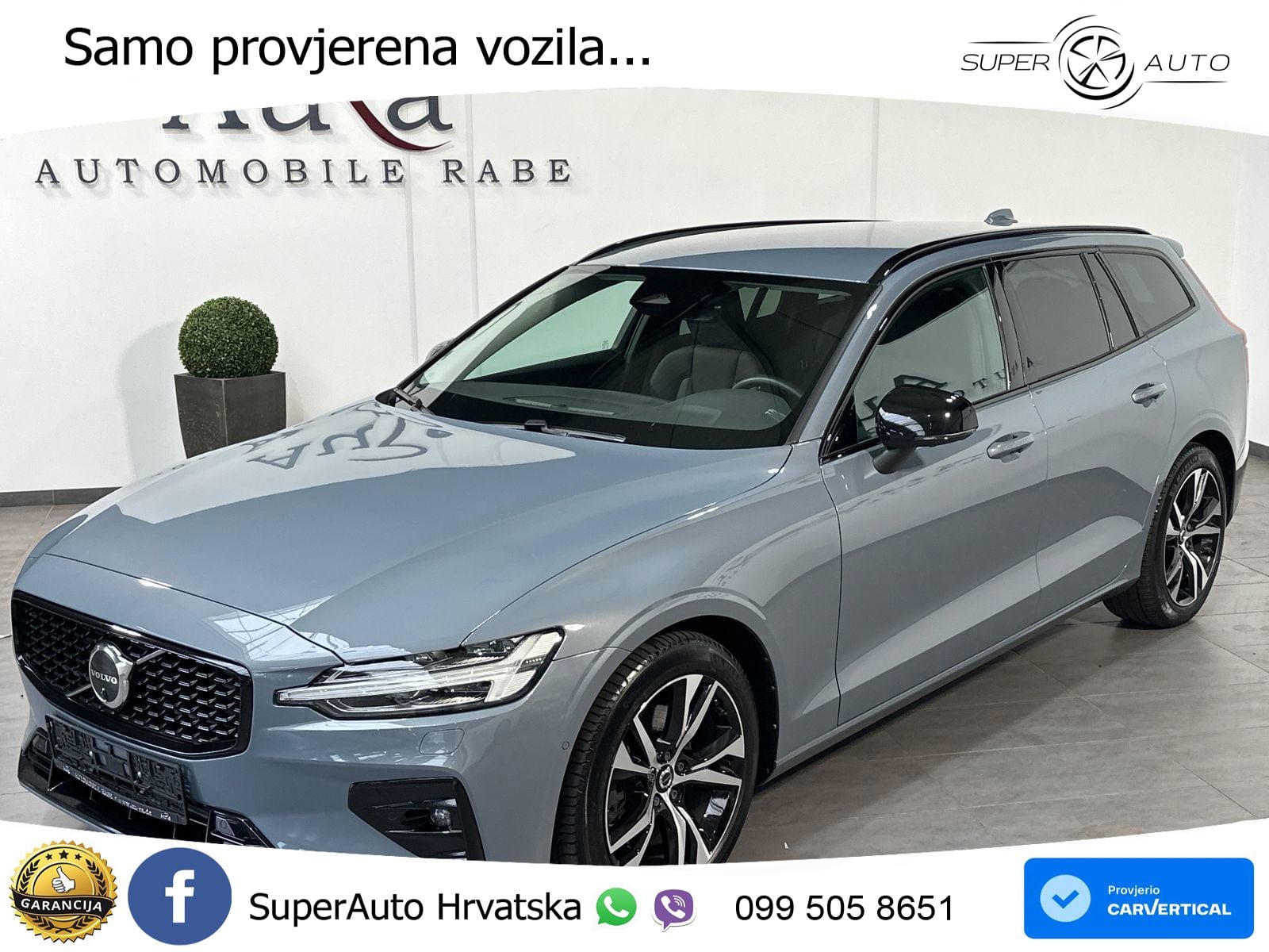 Volvo V60 2.0 B4 Benzin Automatic LED+GR SJED+ACC