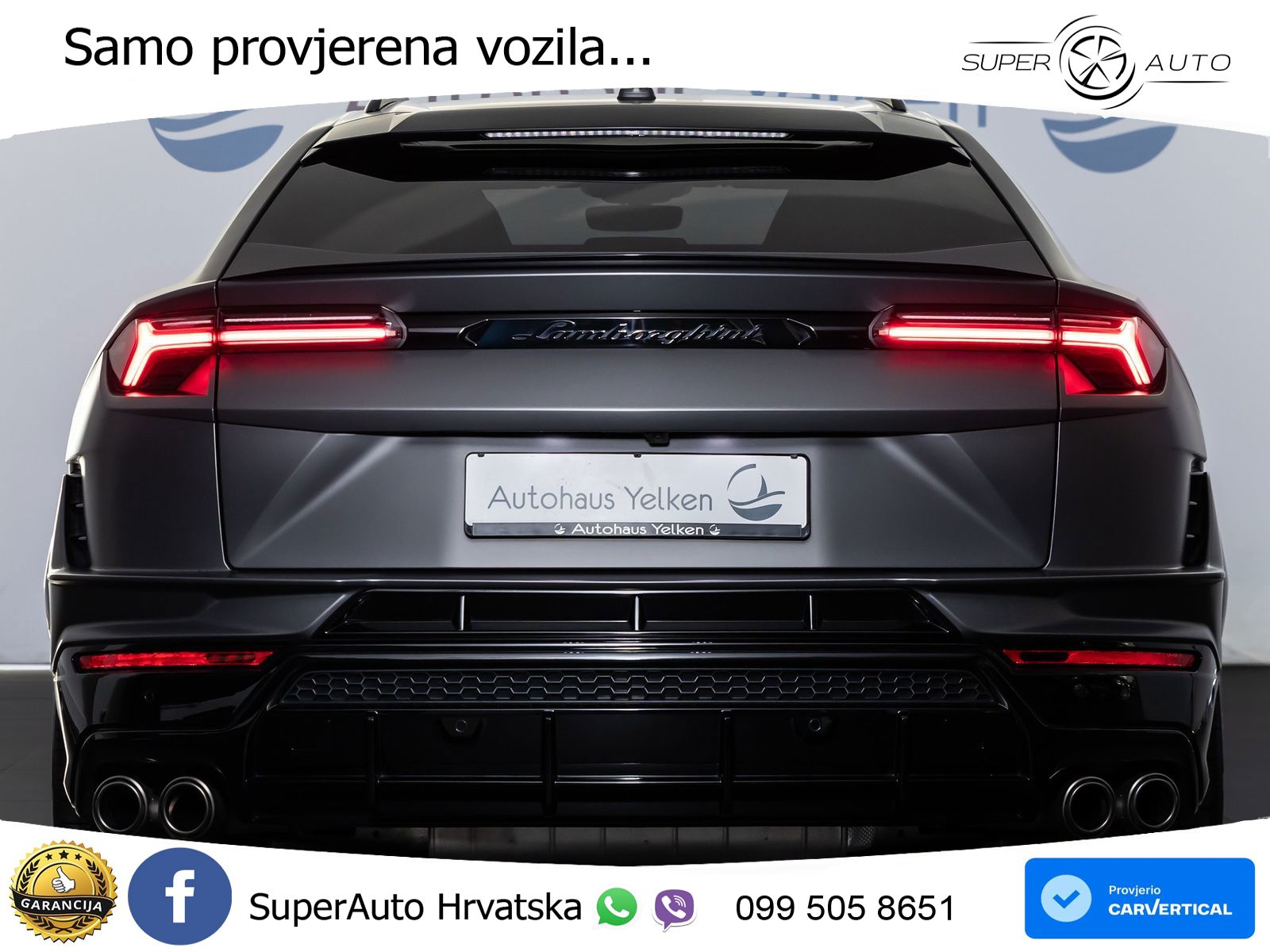 Lamborghini Urus S 4.0 V8 (666 KS) 4WD Automatic LED+GR SJED+ACC