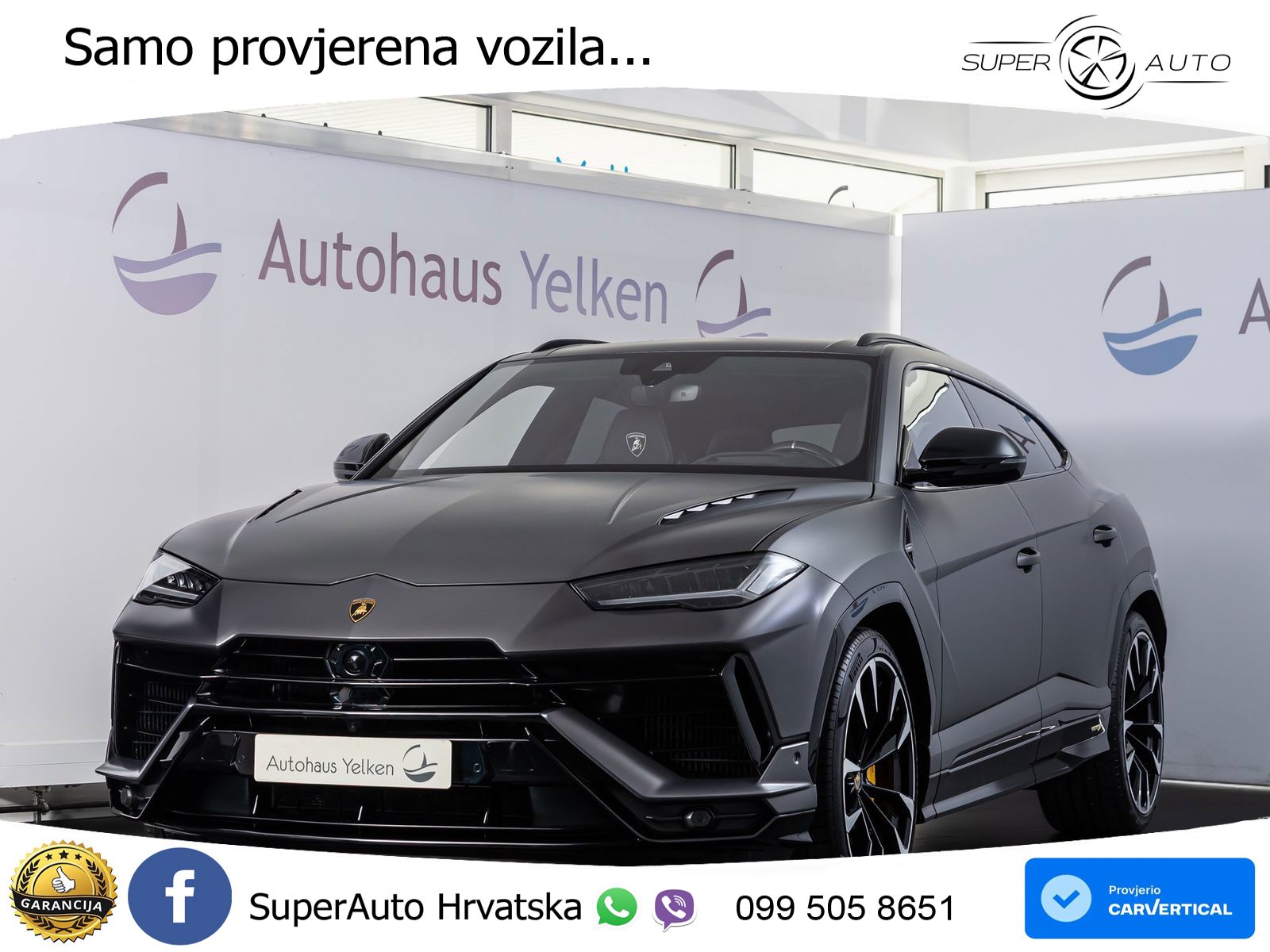 Lamborghini Urus S 4.0 V8 (666 KS) 4WD Automatic LED+GR SJED+ACC