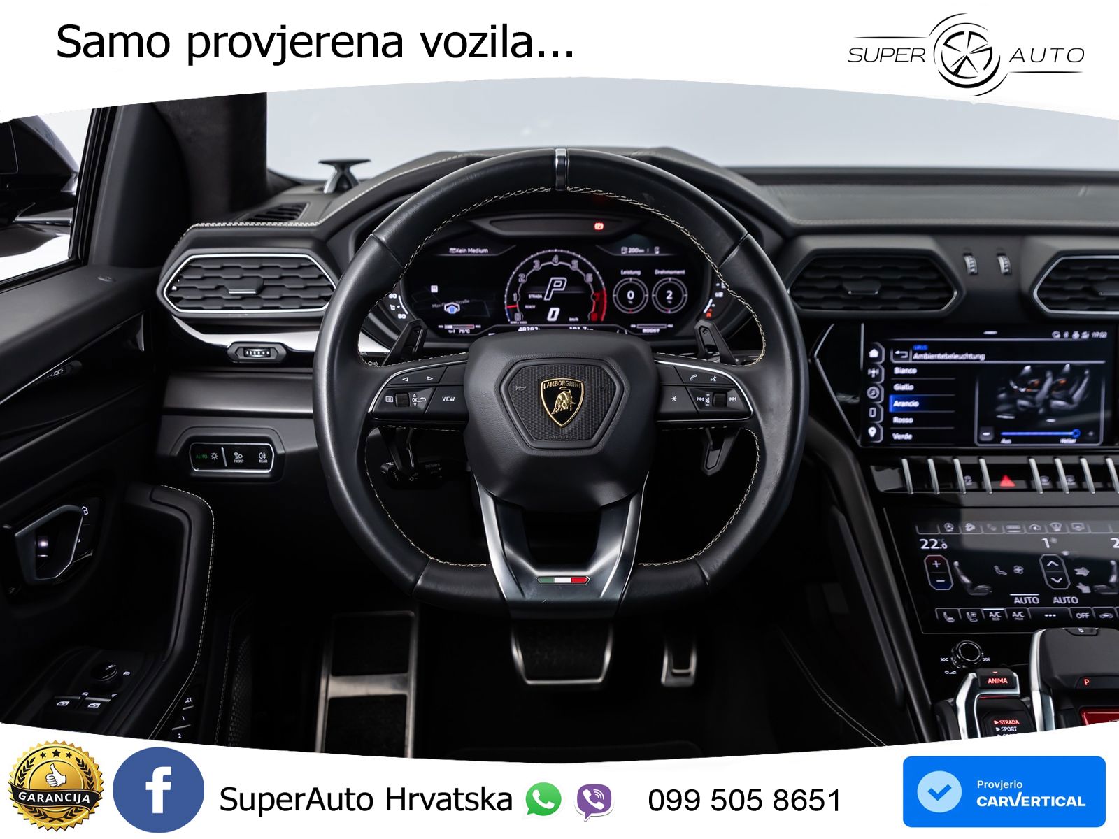Lamborghini Urus S 4.0 V8 (666 KS) 4WD Automatic LED+GR SJED+ACC