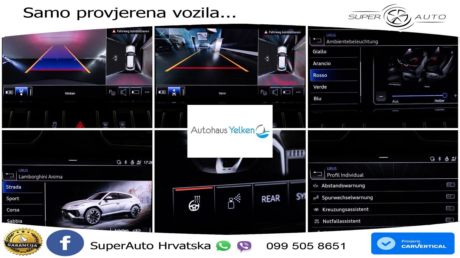 Lamborghini Urus S 4.0 V8 (666 KS) 4WD Automatic LED+GR SJED+ACC