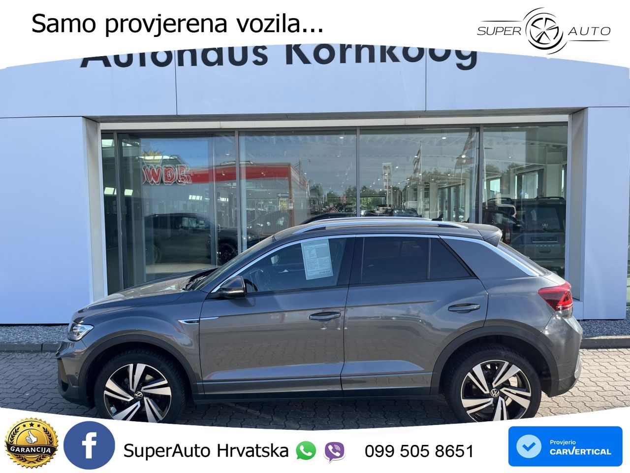 Volkswagen T-Roc 1.5 TSI (150 KS) DSG R-Line MATRIX+GR SJED+KAM