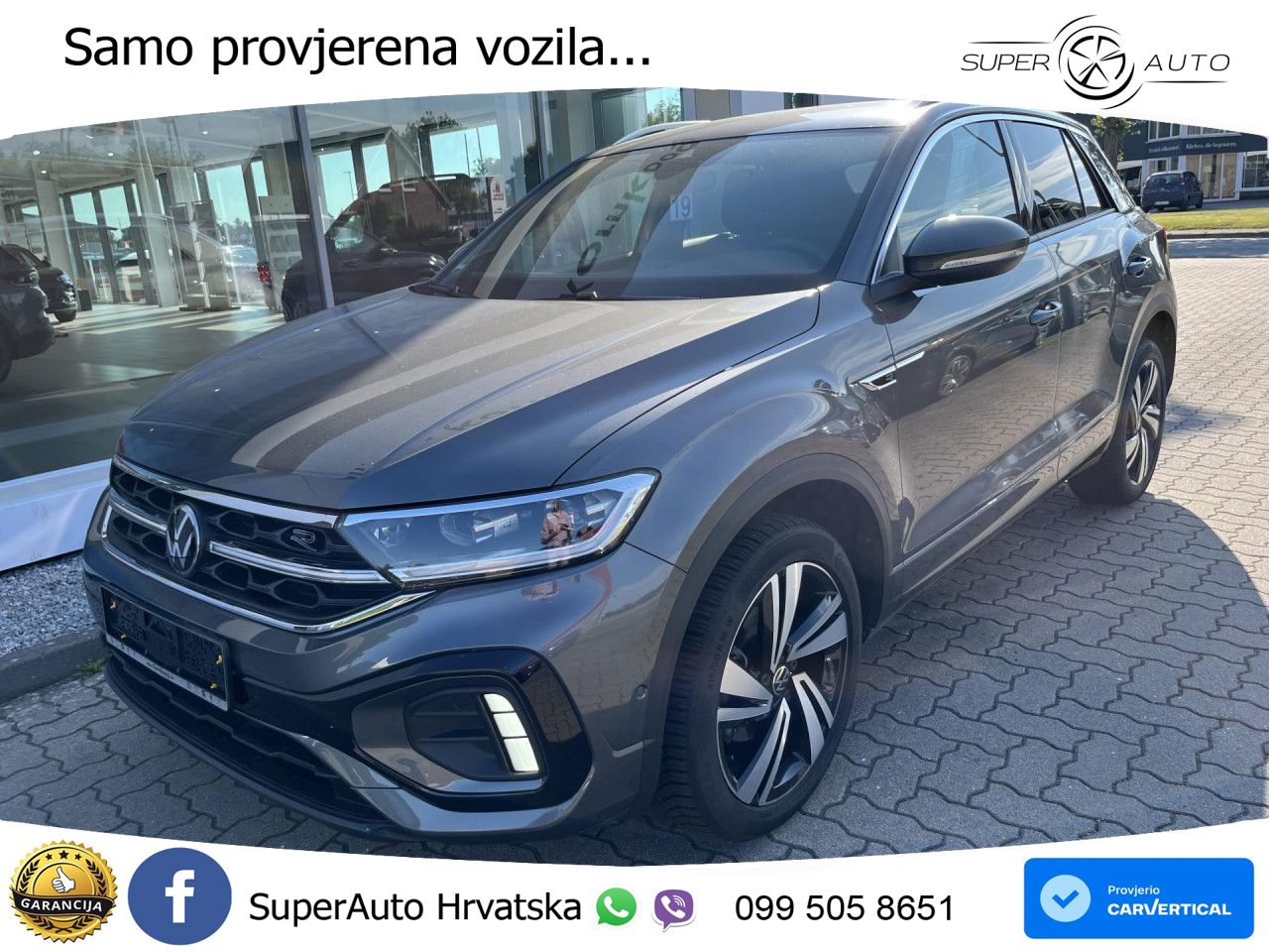 Volkswagen T-Roc 1.5 TSI (150 KS) DSG R-Line MATRIX+GR SJED+KAM