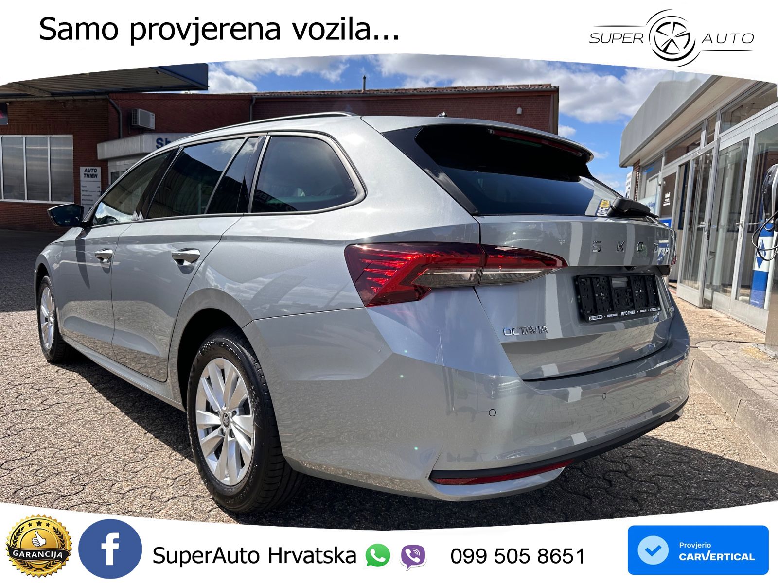 Škoda Octavia Combi 1.5 TSI (150 KS) DSG Selection LED+GR SJED+ACC