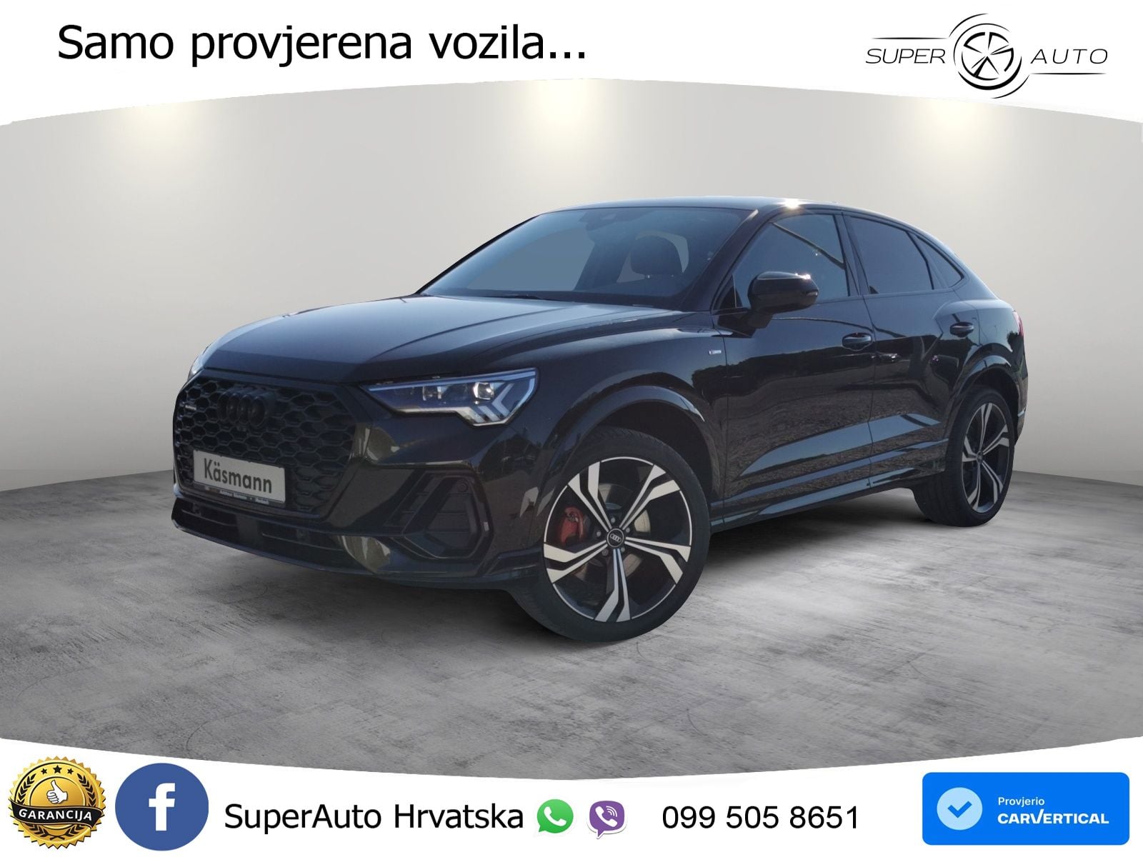 Audi Q3 Sportback 45 TFSI (245 KS) quattro S tronic S line LED+GR SJED+ACC