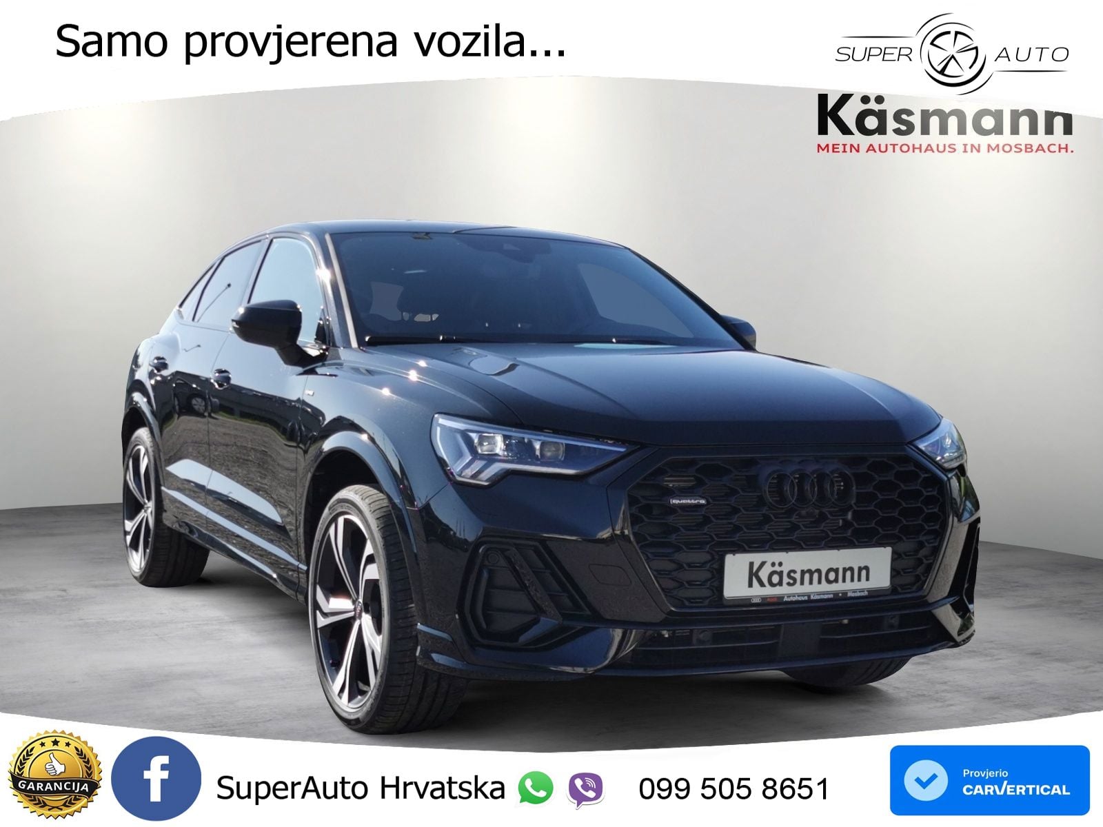 Audi Q3 Sportback 45 TFSI (245 KS) quattro S tronic S line LED+GR SJED+ACC