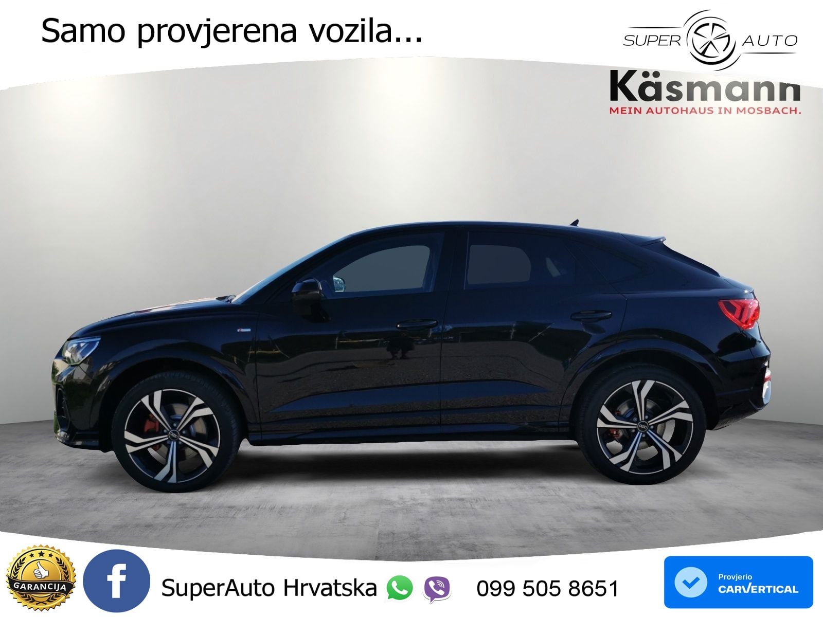 Audi Q3 Sportback 45 TFSI (245 KS) quattro S tronic S line LED+GR SJED+ACC