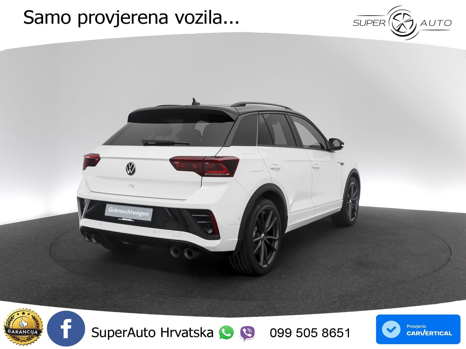 Volkswagen T-Roc I R 2.0 TSI (300 KS) OPF 4M DSG LED+GR SJED+ACC