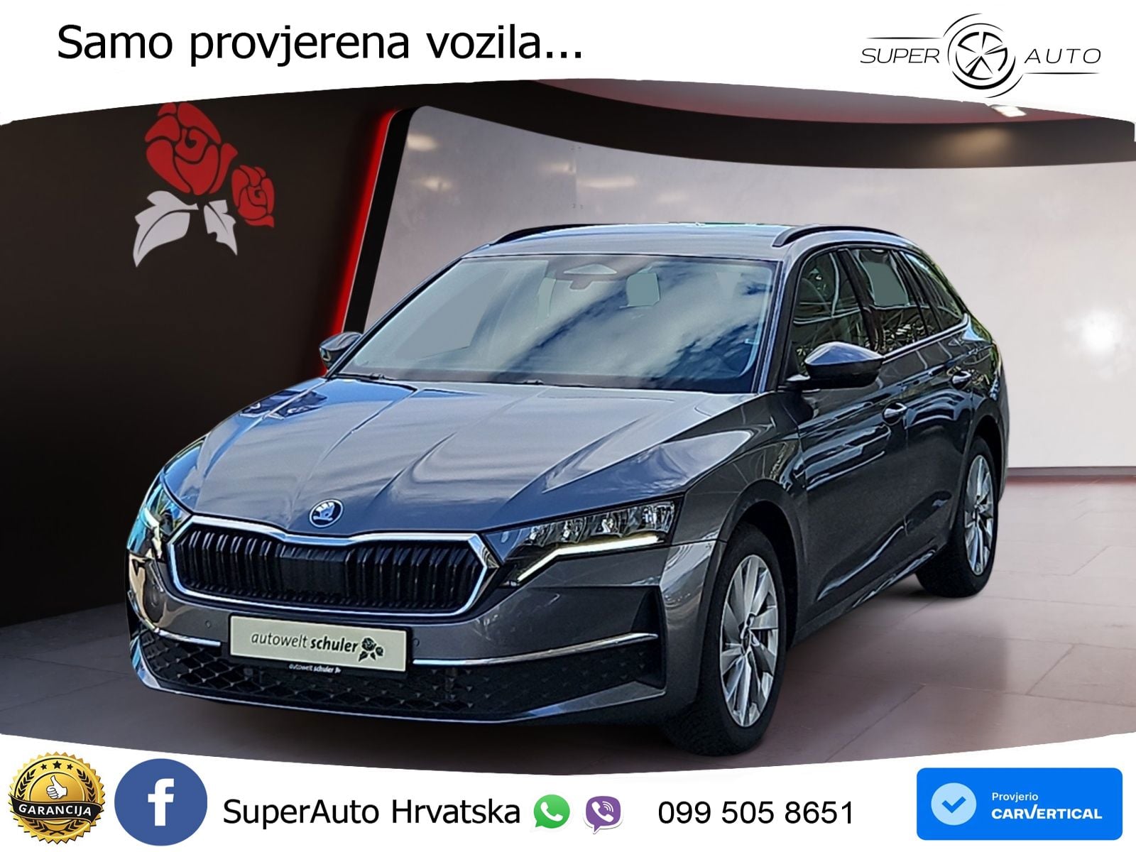 Škoda Octavia Combi 2.0 TDI (150 KS) DSG Selection LED+GR SJED+ACC