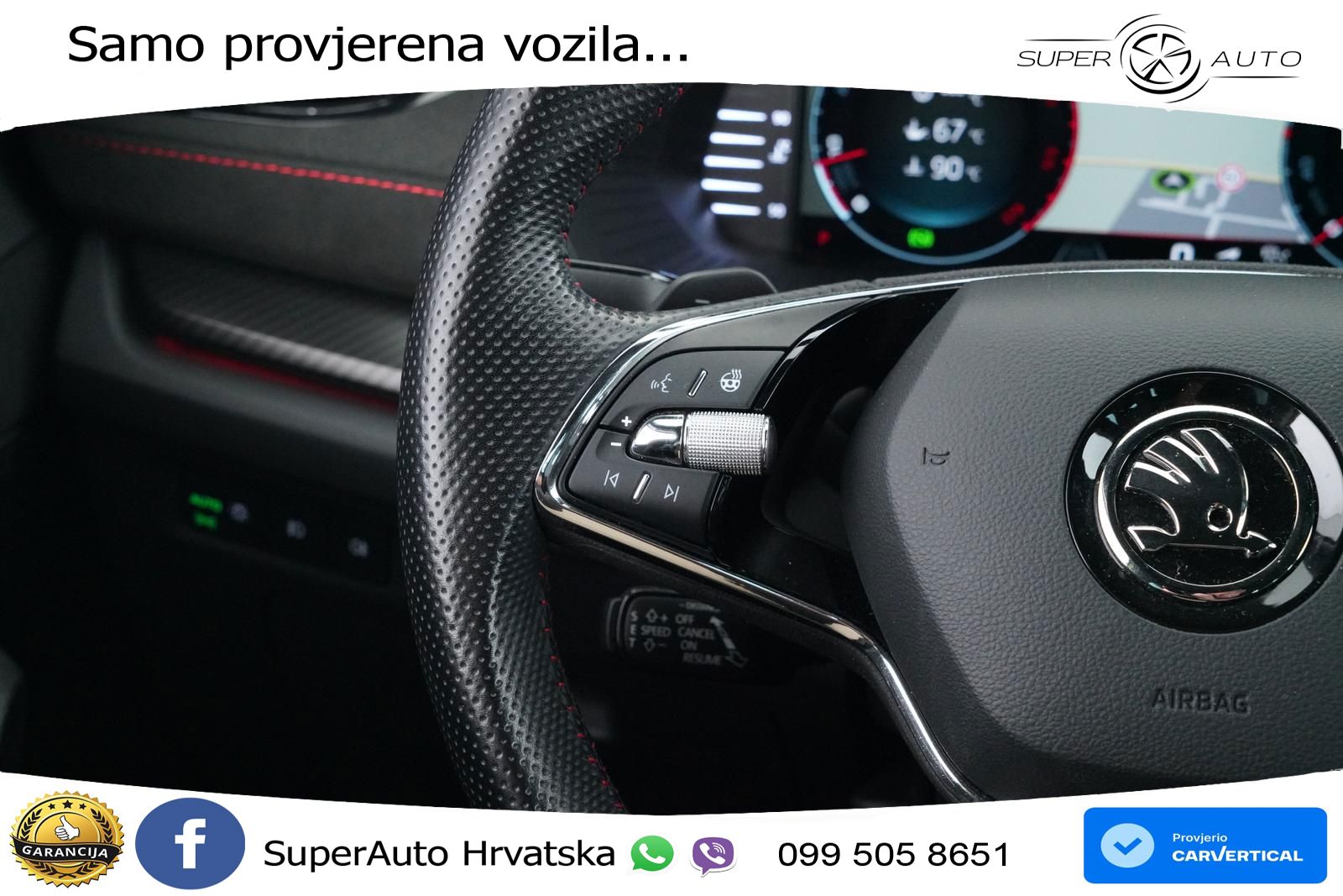 Škoda Octavia Combi RS 2.0 TDI (200 KS) DSG LED+GR SJED+ACC