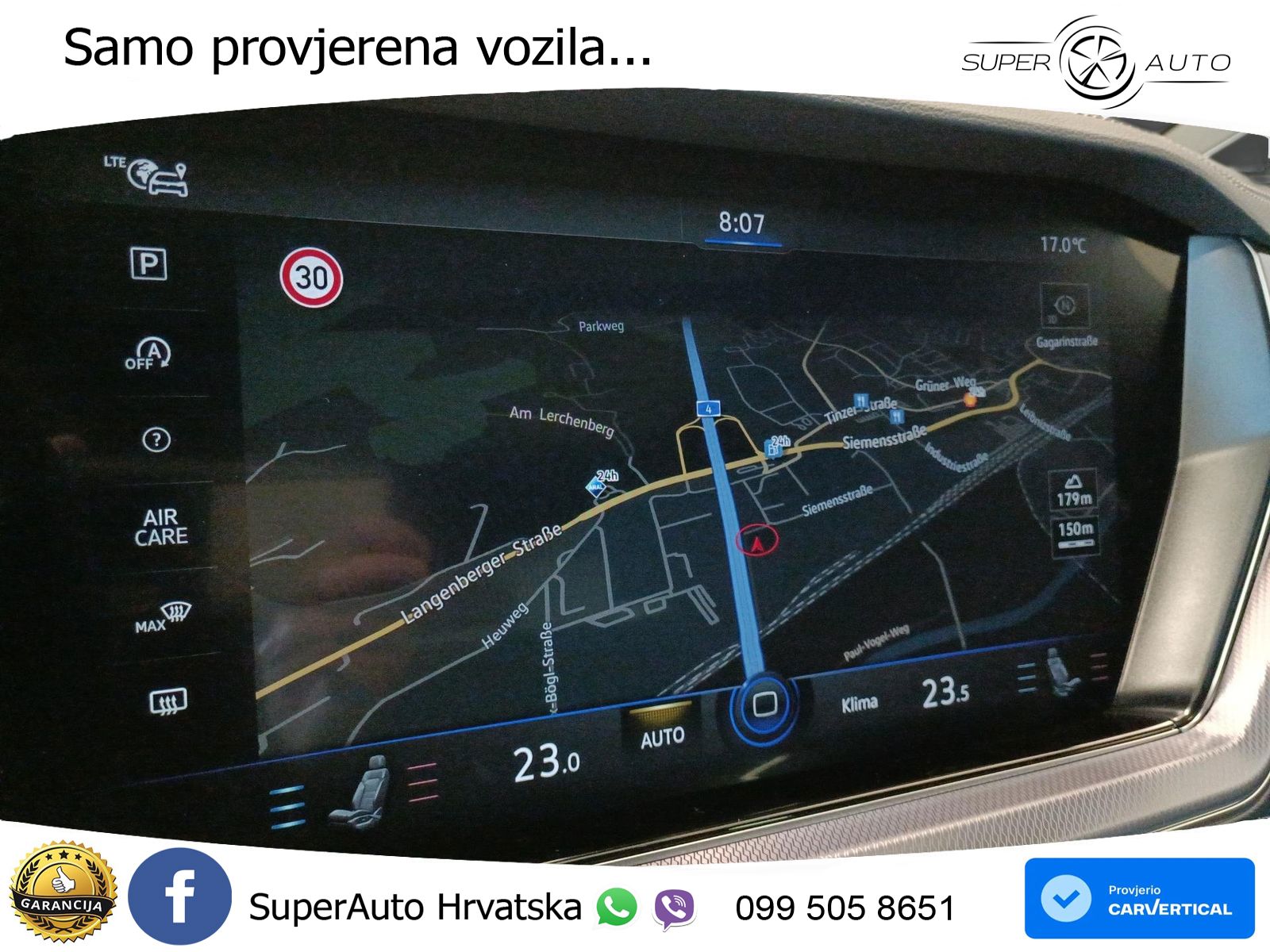 Volkswagen Touareg 3.0 V6 TDI (286 KS) 4MOTION Tiptronic R-Line ZRAČNI+ACC+GR SJED+KAM+PANO