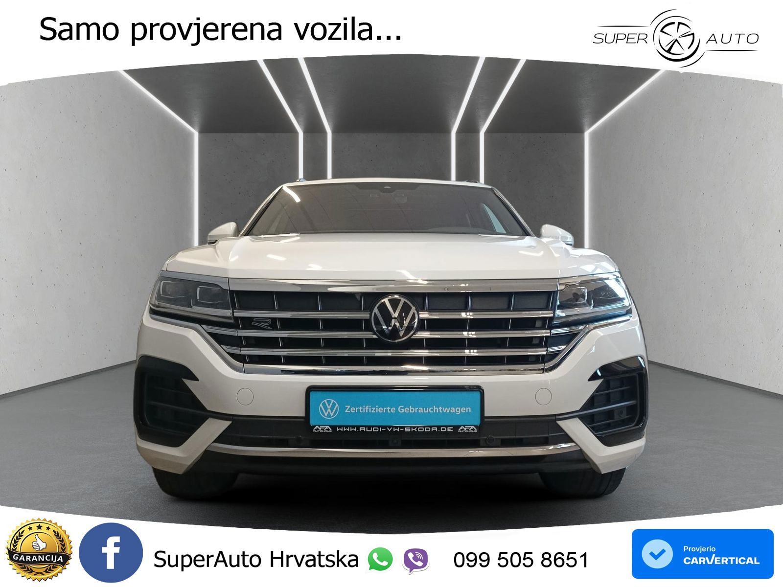 Volkswagen Touareg 3.0 V6 TDI (286 KS) 4MOTION Tiptronic R-Line ZRAČNI+ACC+GR SJED+KAM+PANO
