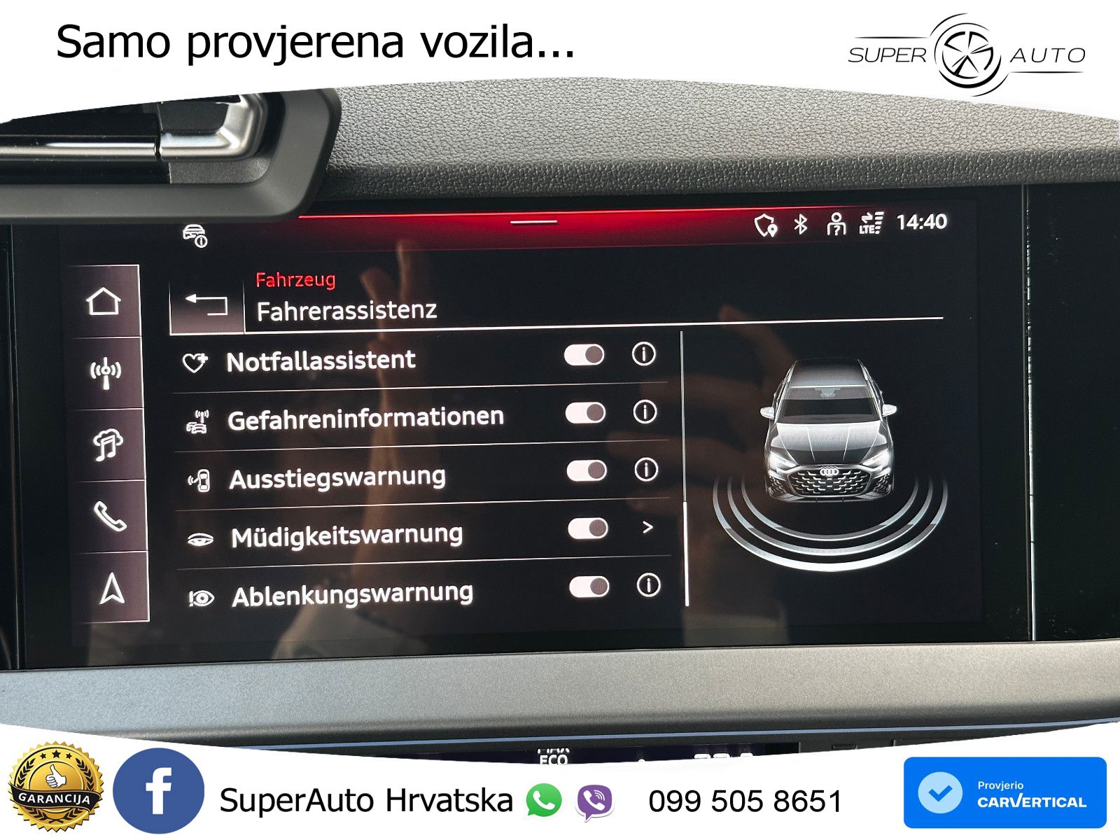 Audi A3 Sportback 30 TFSI (116 KS) Mild Hybrid S tronic LED+GR SJED+ACC