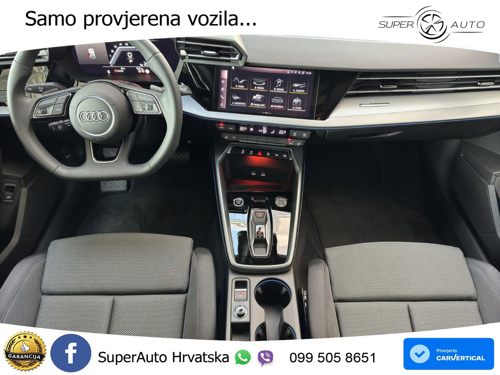 Audi A3 Sportback 30 TFSI (116 KS) Mild Hybrid S tronic LED+GR SJED+ACC
