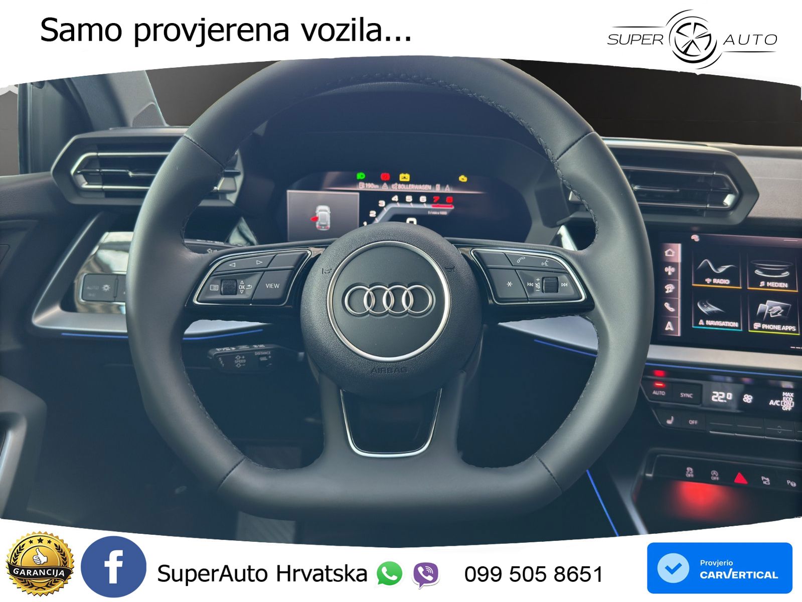 Audi A3 Sportback 30 TFSI (116 KS) Mild Hybrid S tronic LED+GR SJED+ACC