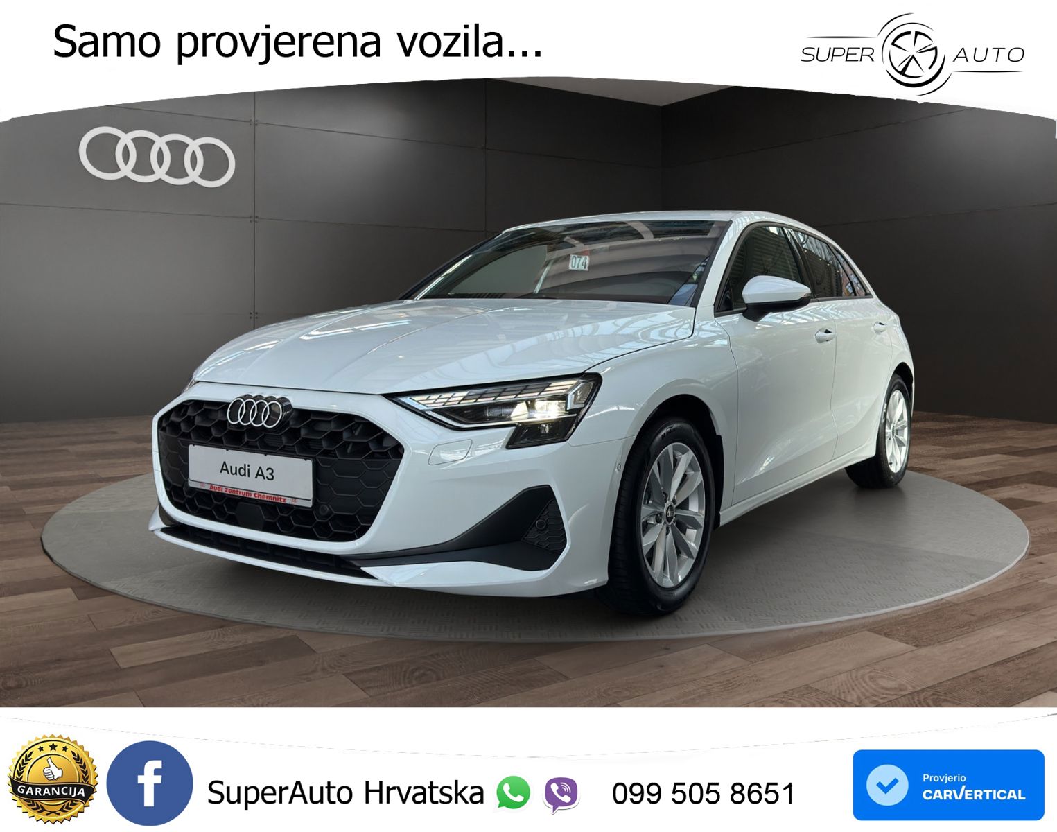 Audi A3 Sportback 30 TFSI (116 KS) Mild Hybrid S tronic LED+GR SJED+ACC