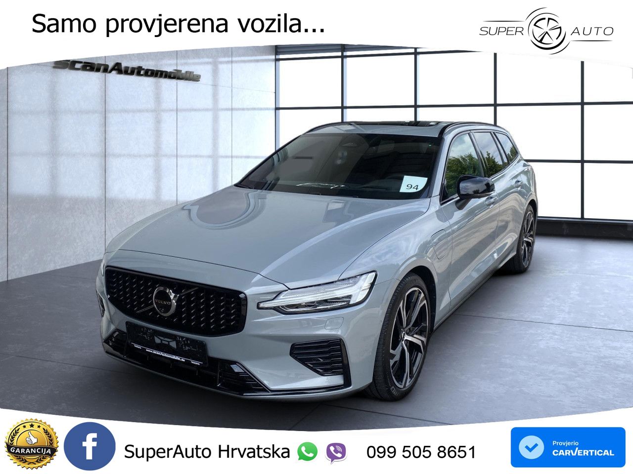 Volvo V60 2.0 T8 AWD Geartronic LED+GR SJED+ACC