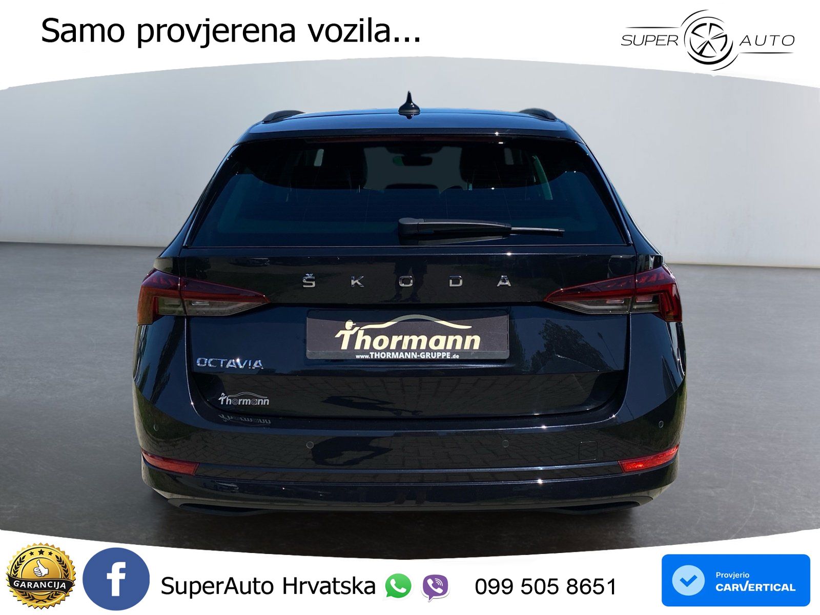 Škoda Octavia Combi 2.0 TDI (150 KS) DSG LED+GR SJED+ACC
