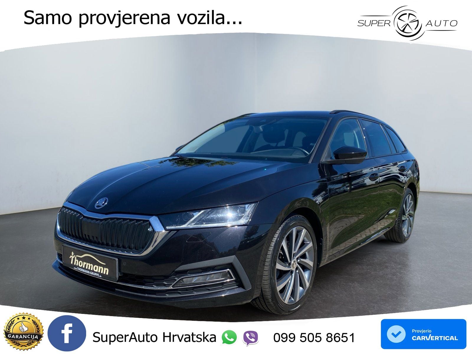 Škoda Octavia Combi 2.0 TDI (150 KS) DSG LED+GR SJED+ACC
